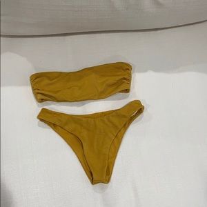 TJ swim strapless bikini top & bottom